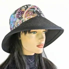 107-e Sunblocker UV summer sun hat featuring butterfly flutter