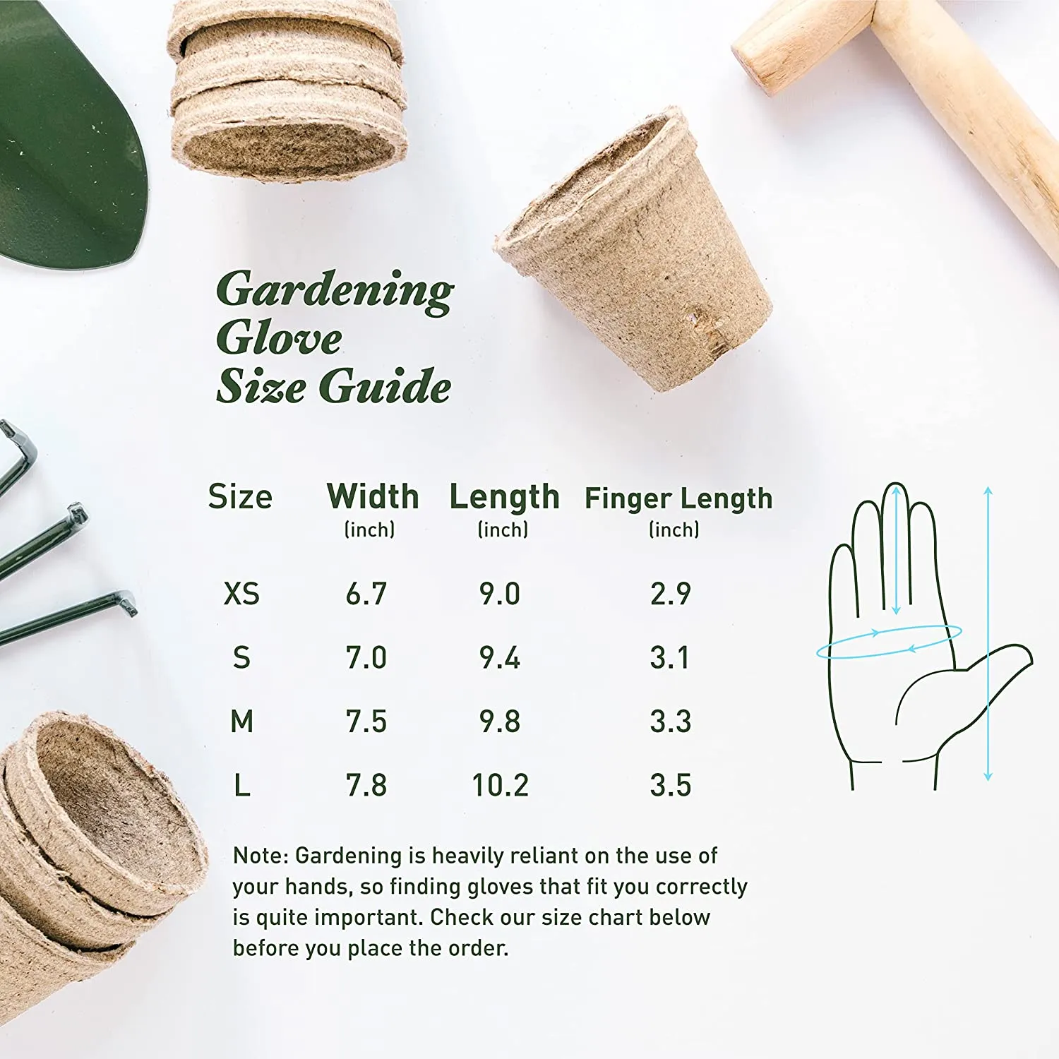 3/12 Pairs Value Pack Gardening Gloves, Lightweight & Waterproof for Day-long Wearing