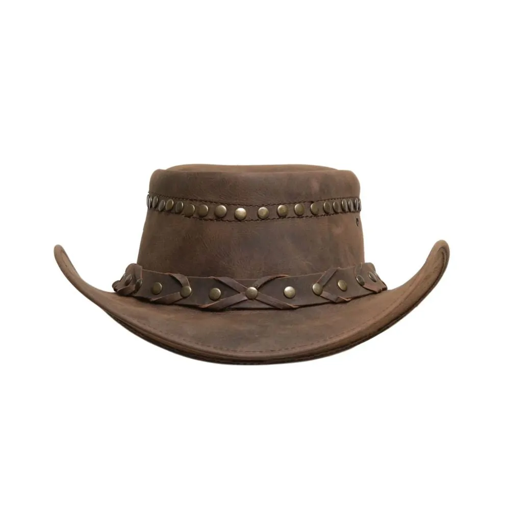 Authentic Leather Cowboy Hat