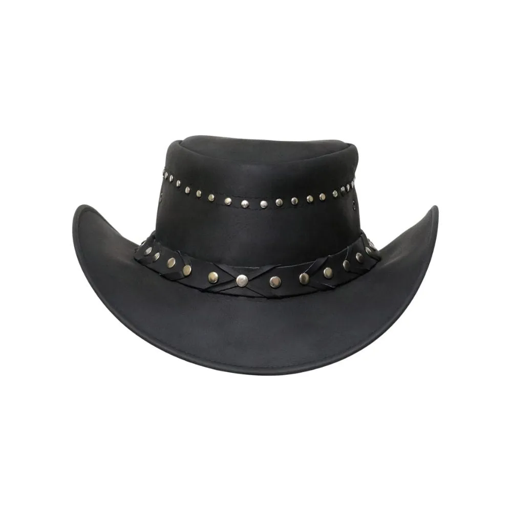 Authentic Leather Cowboy Hat