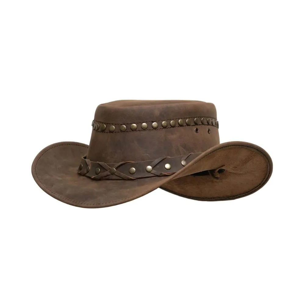 Authentic Leather Cowboy Hat