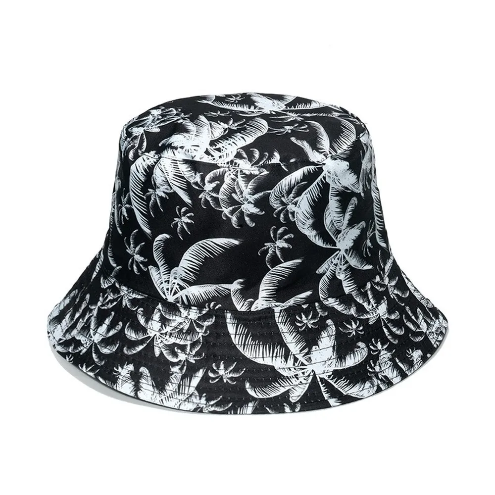 Beach Hat Tropical Style Print Fisherman Hat