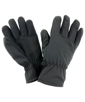 Black - Softshell thermal glove