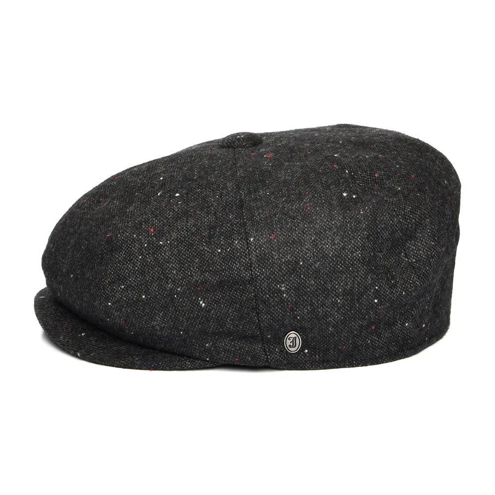 Blackheath Speckled Marl Newsboy Cap Black Multi Wholesale Pack