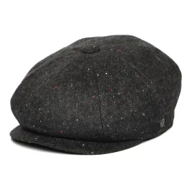 Blackheath Speckled Marl Newsboy Cap Black Multi Wholesale Pack