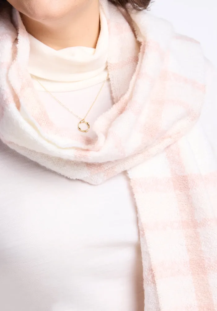 Bradie Scarf - Mauve Plaid