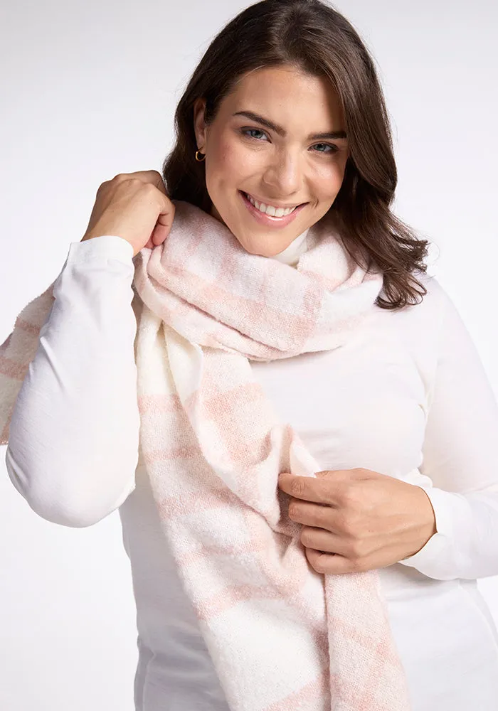 Bradie Scarf - Mauve Plaid