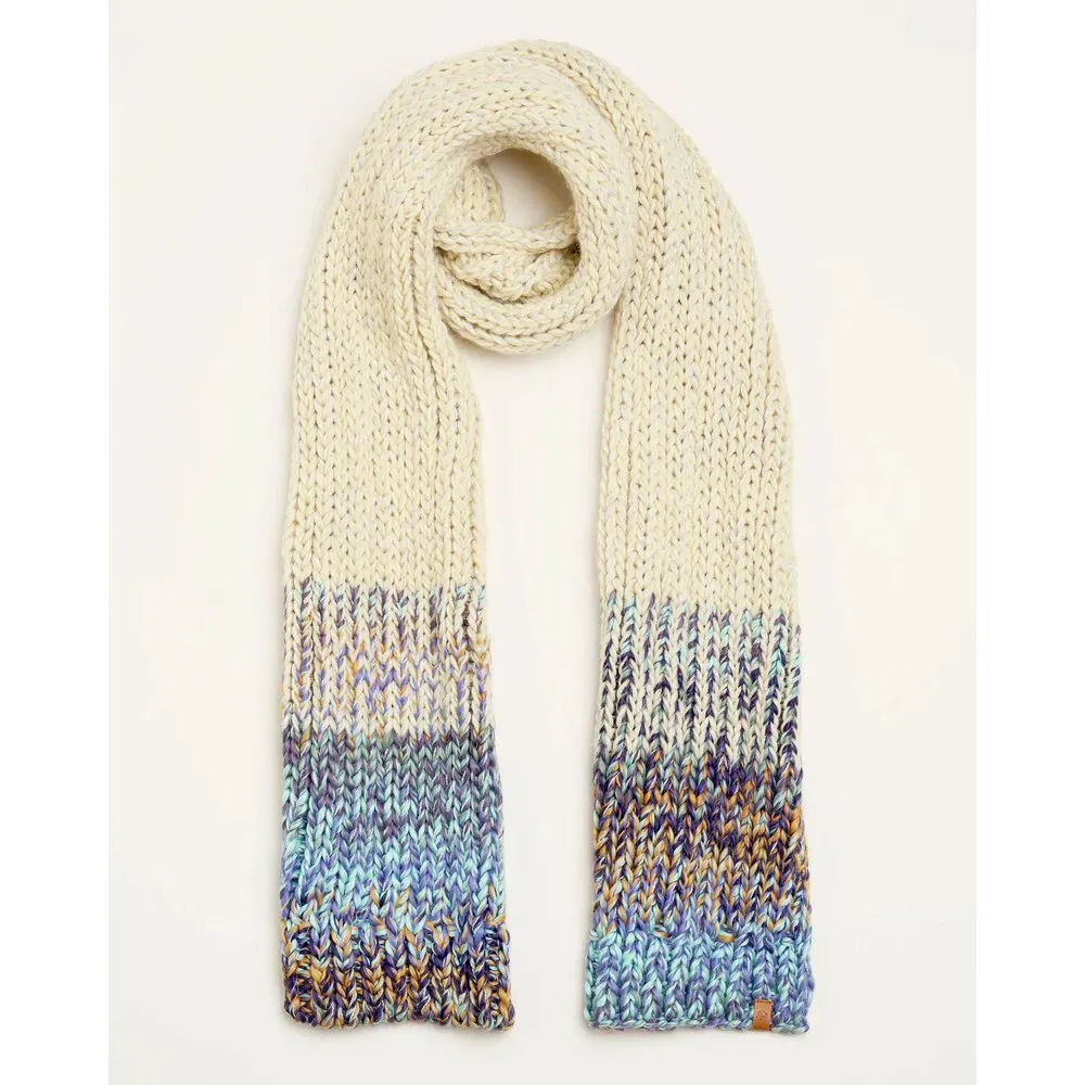 Brakeburn One Size Cream Twisted Sparkle Knitt Scarf