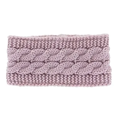 Britt Knit Plush LINED HEADWARMER