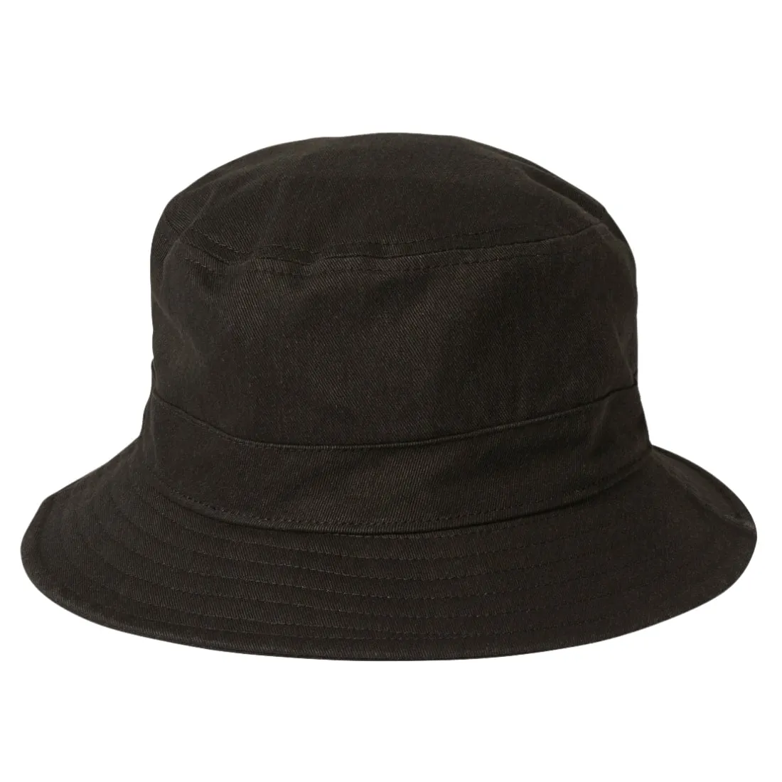 Brixton Woodburn Packable Bucket Hat - Black Sol Wash