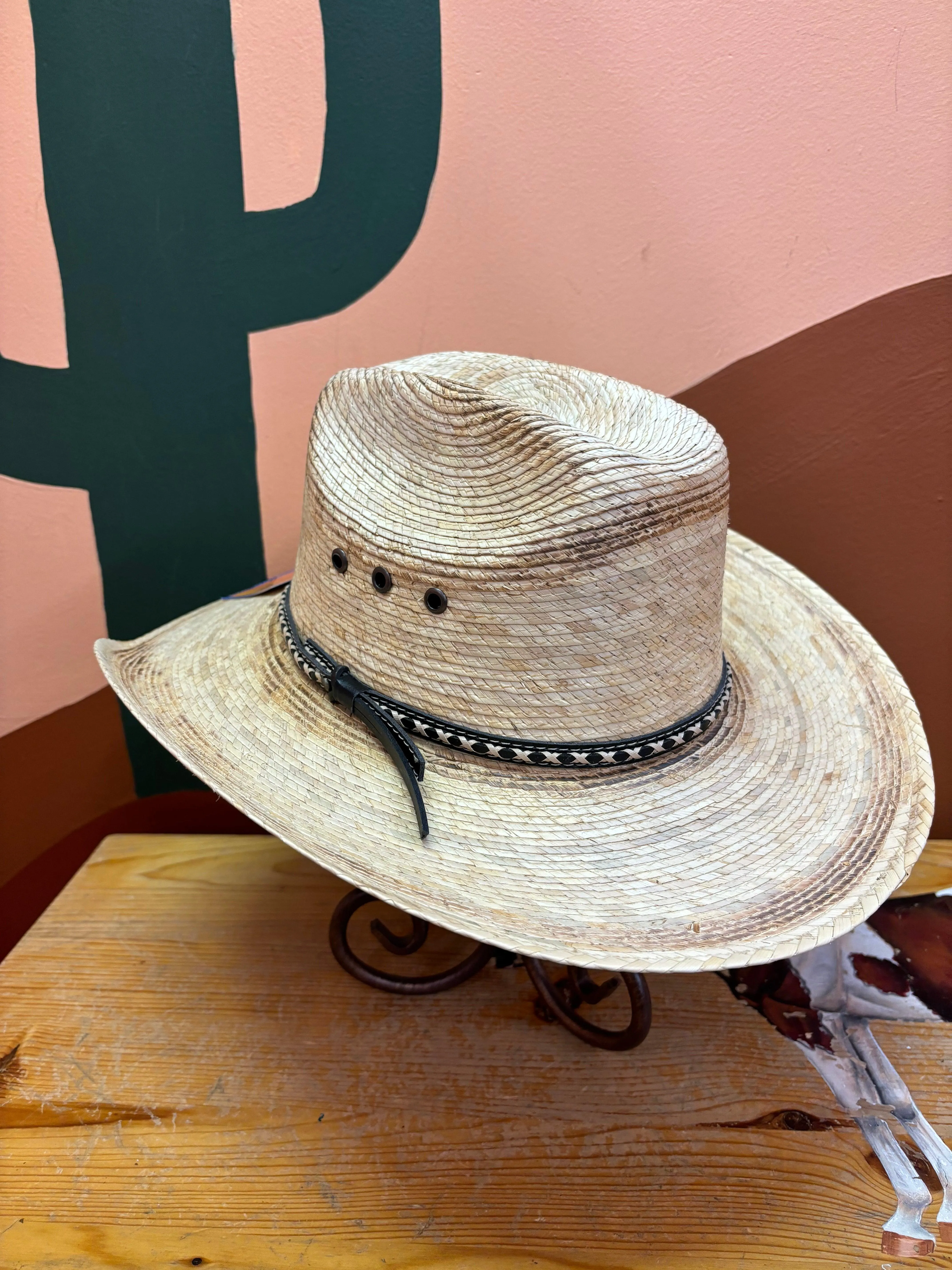 Bullhide Youth West Texas Western Palm Straw Hat 2816