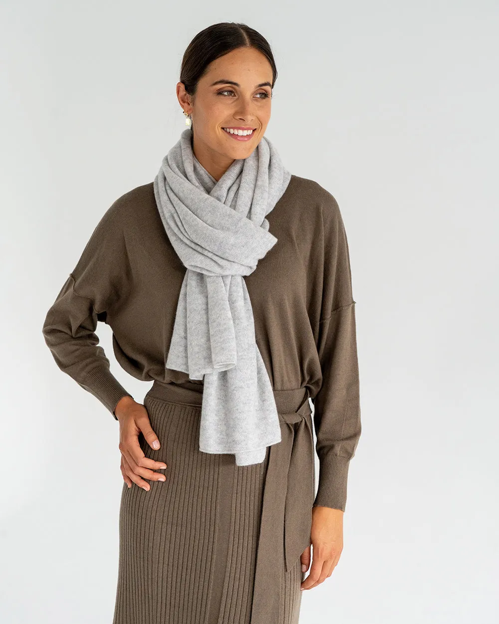 Cashmere Travel Wrap - Grey