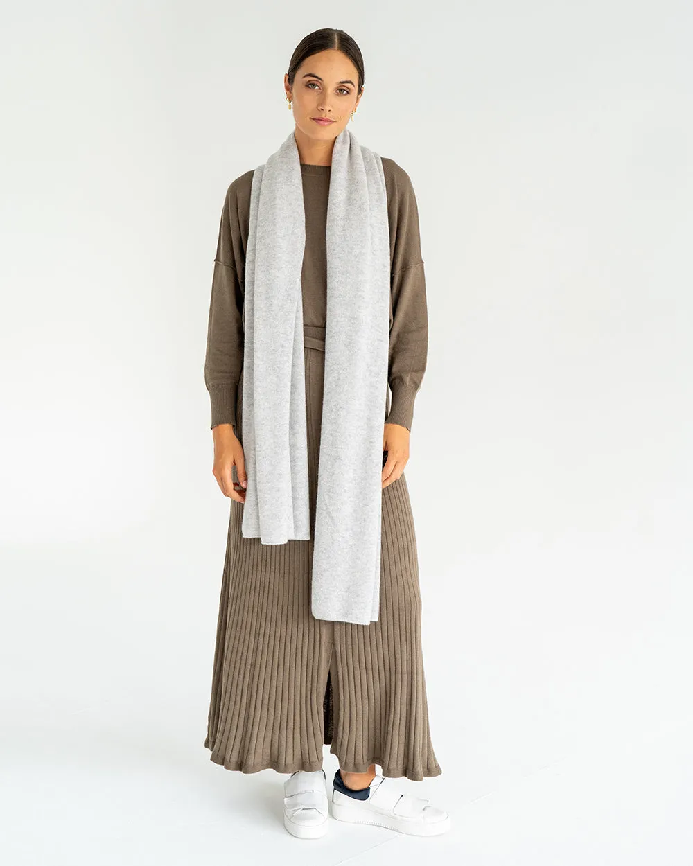 Cashmere Travel Wrap - Grey