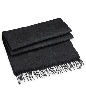 Charcoal - Classic woven scarf