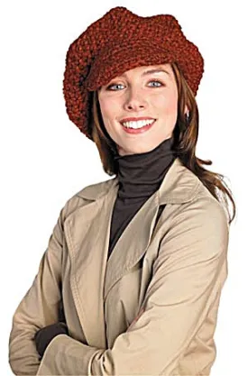 Crochet Newsboy Cap (Crochet)