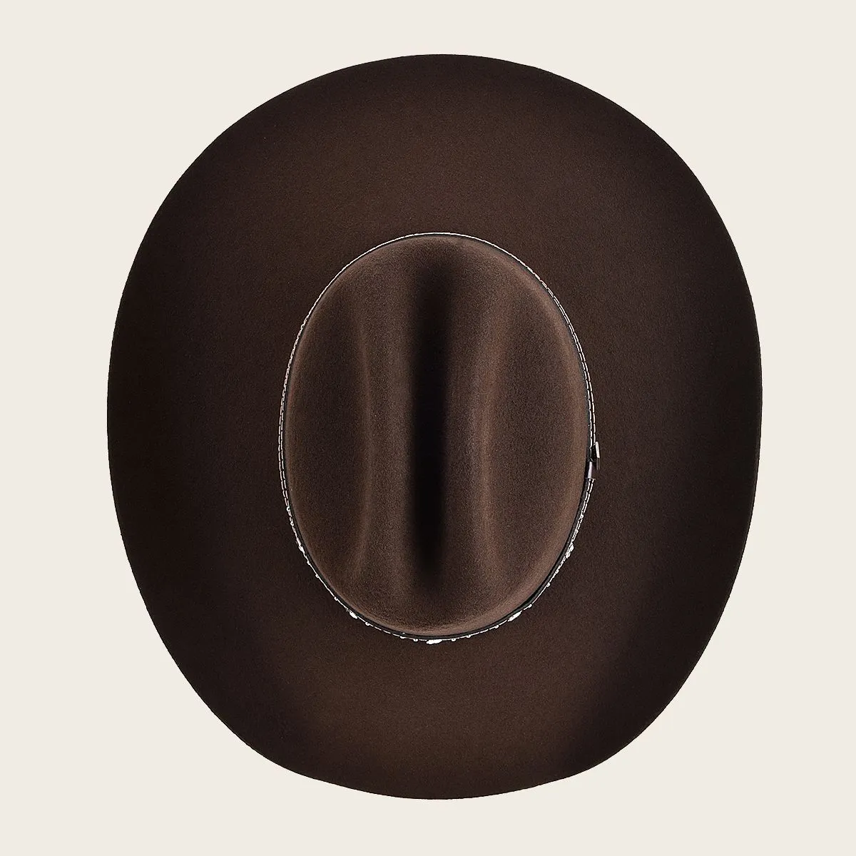 Cuadra Dark Brown wool western hat