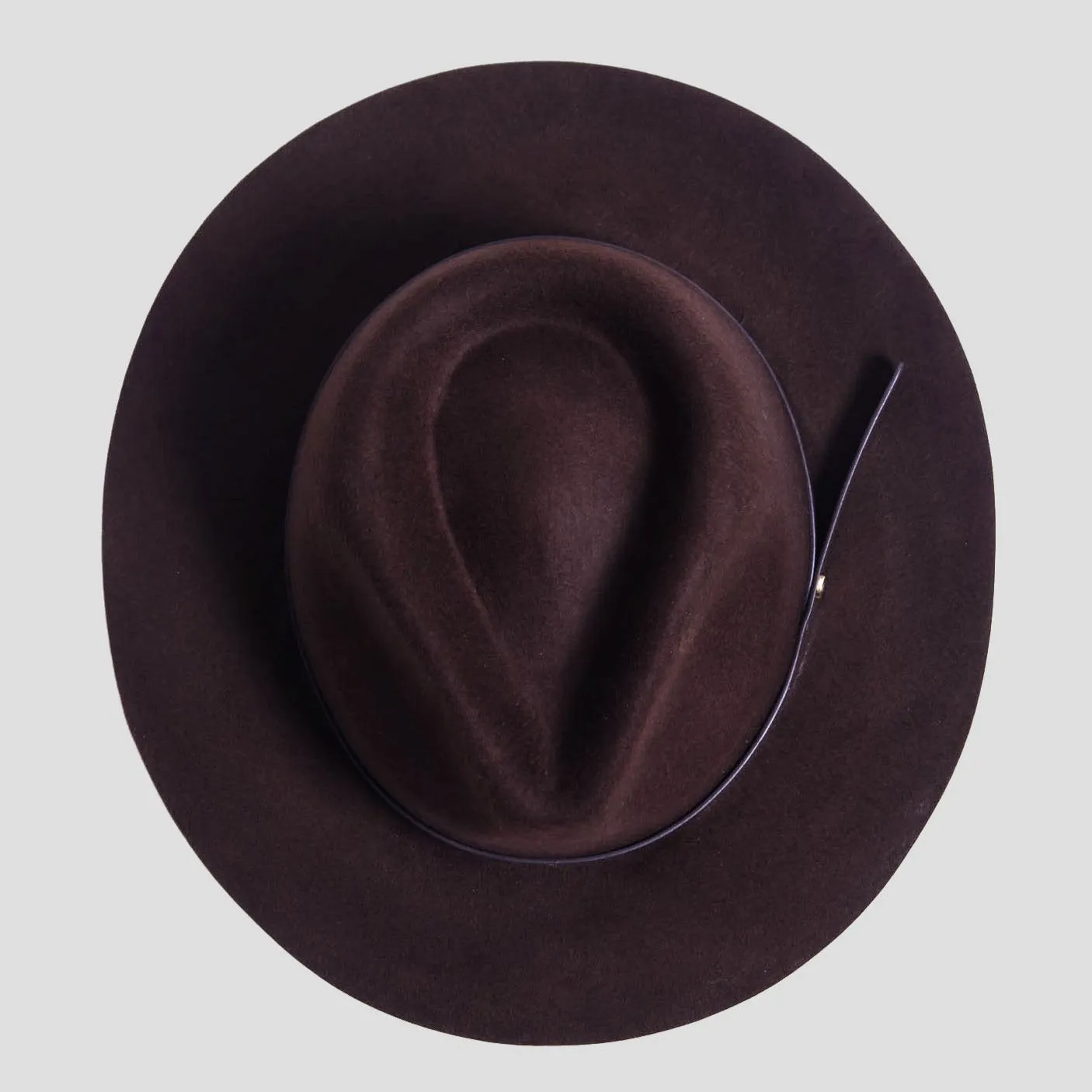 Dapper Men's Felt Fedora Hat–Camel