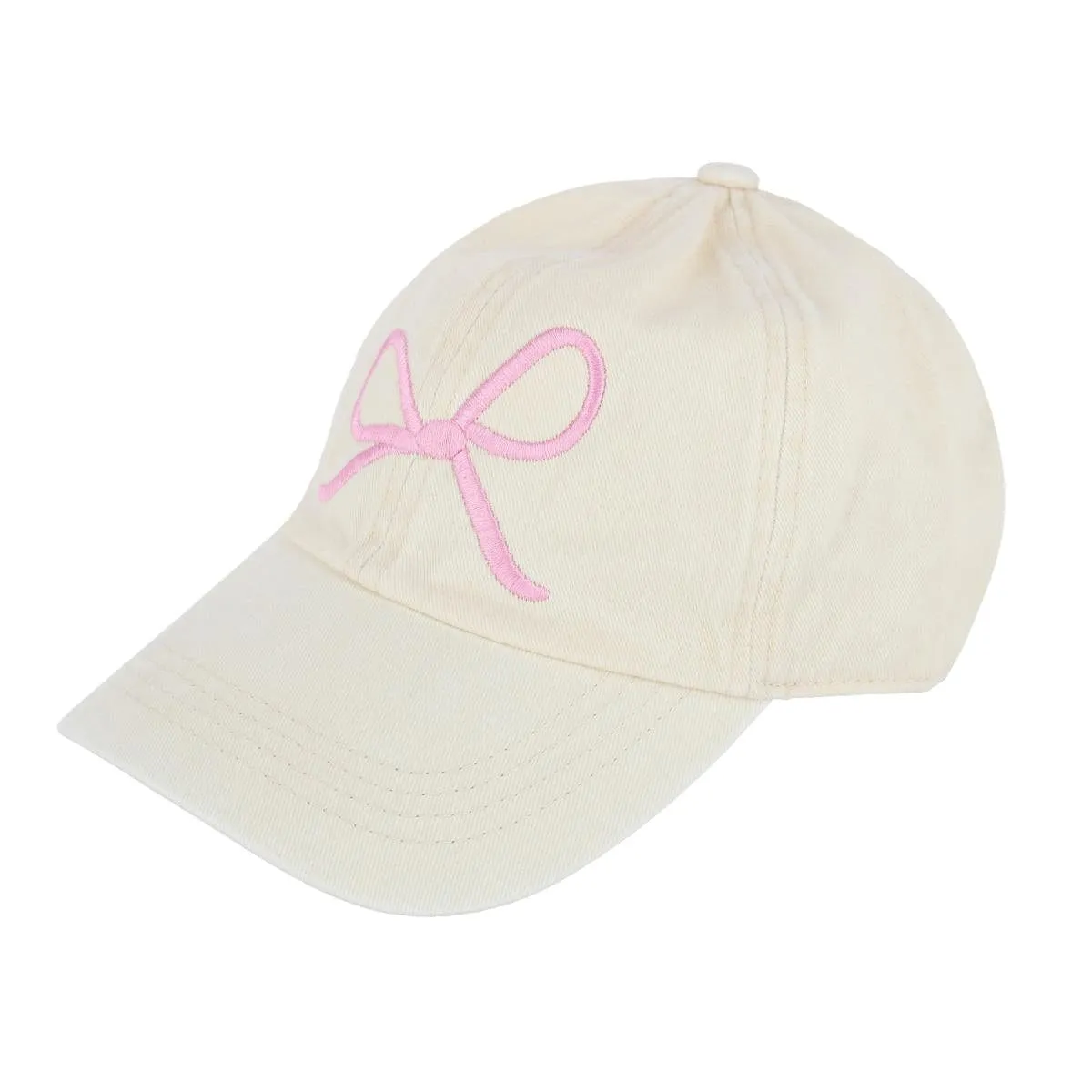 David & Young Women's Delicate Bow Baseball Cap