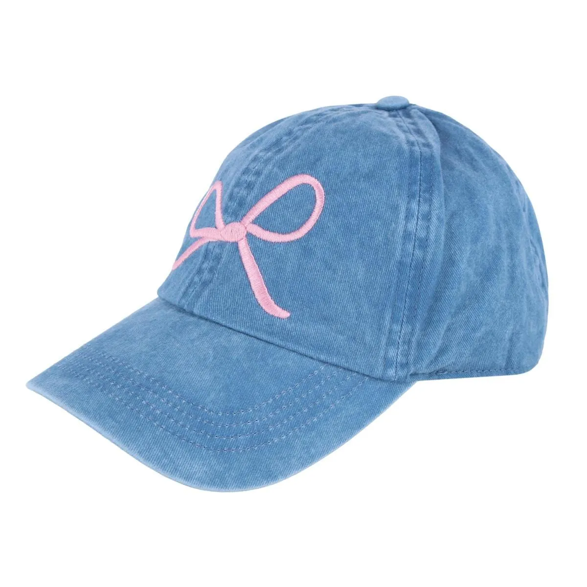 David & Young Women's Delicate Bow Baseball Cap