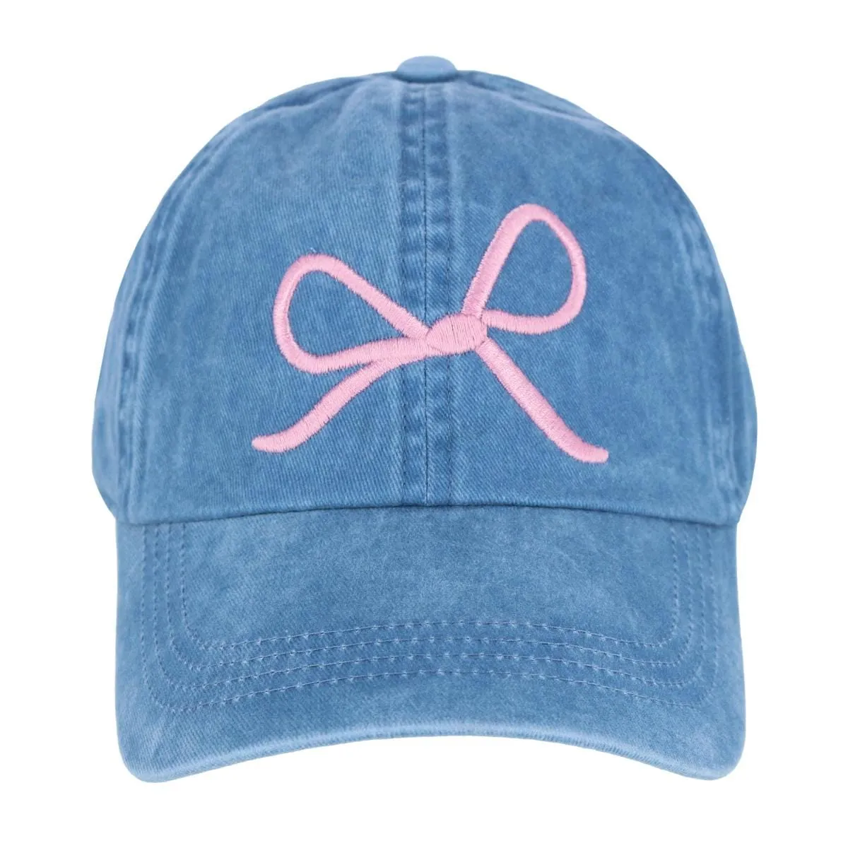 David & Young Women's Delicate Bow Baseball Cap