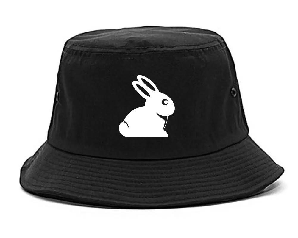 Easter Bunny Rabbit Chest Mens Bucket Hat