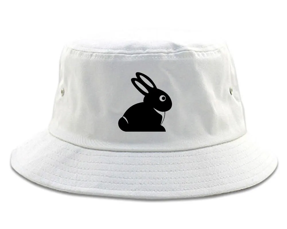 Easter Bunny Rabbit Chest Mens Bucket Hat