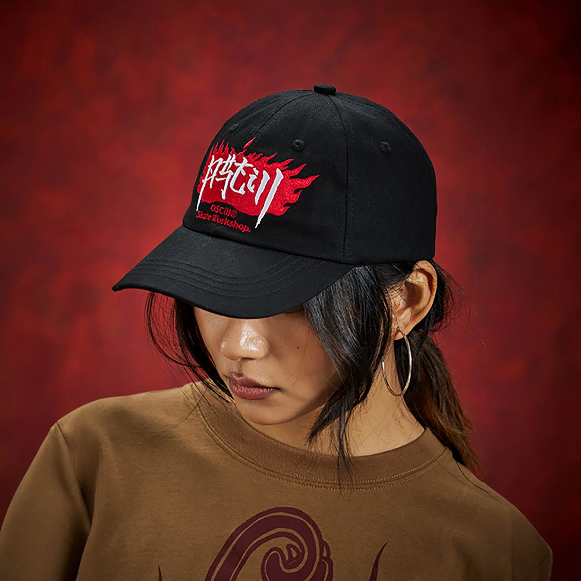 Flame Logo Baseball Cap