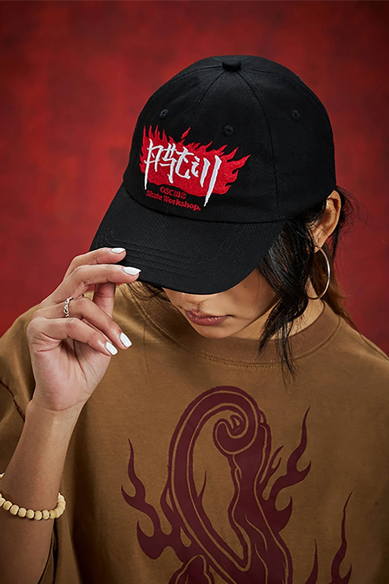 Flame Logo Baseball Cap