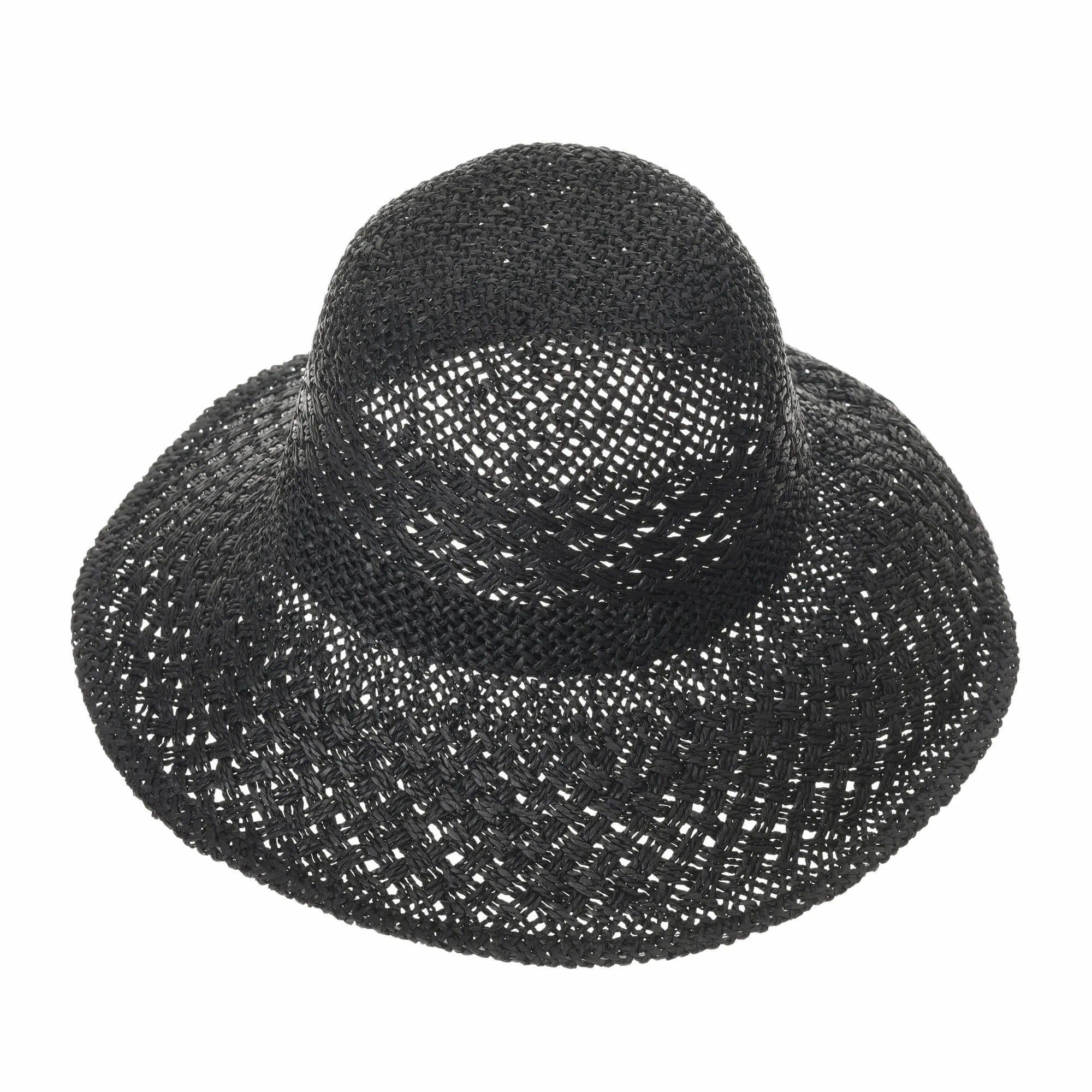 Flanging Straw Crochet Sun Hat Summer Bowler For Women SLH1036