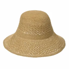 Flanging Straw Crochet Sun Hat Summer Bowler For Women SLH1036