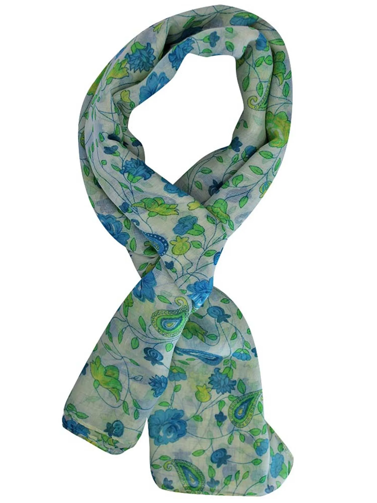 Floral Print Summer Scarf