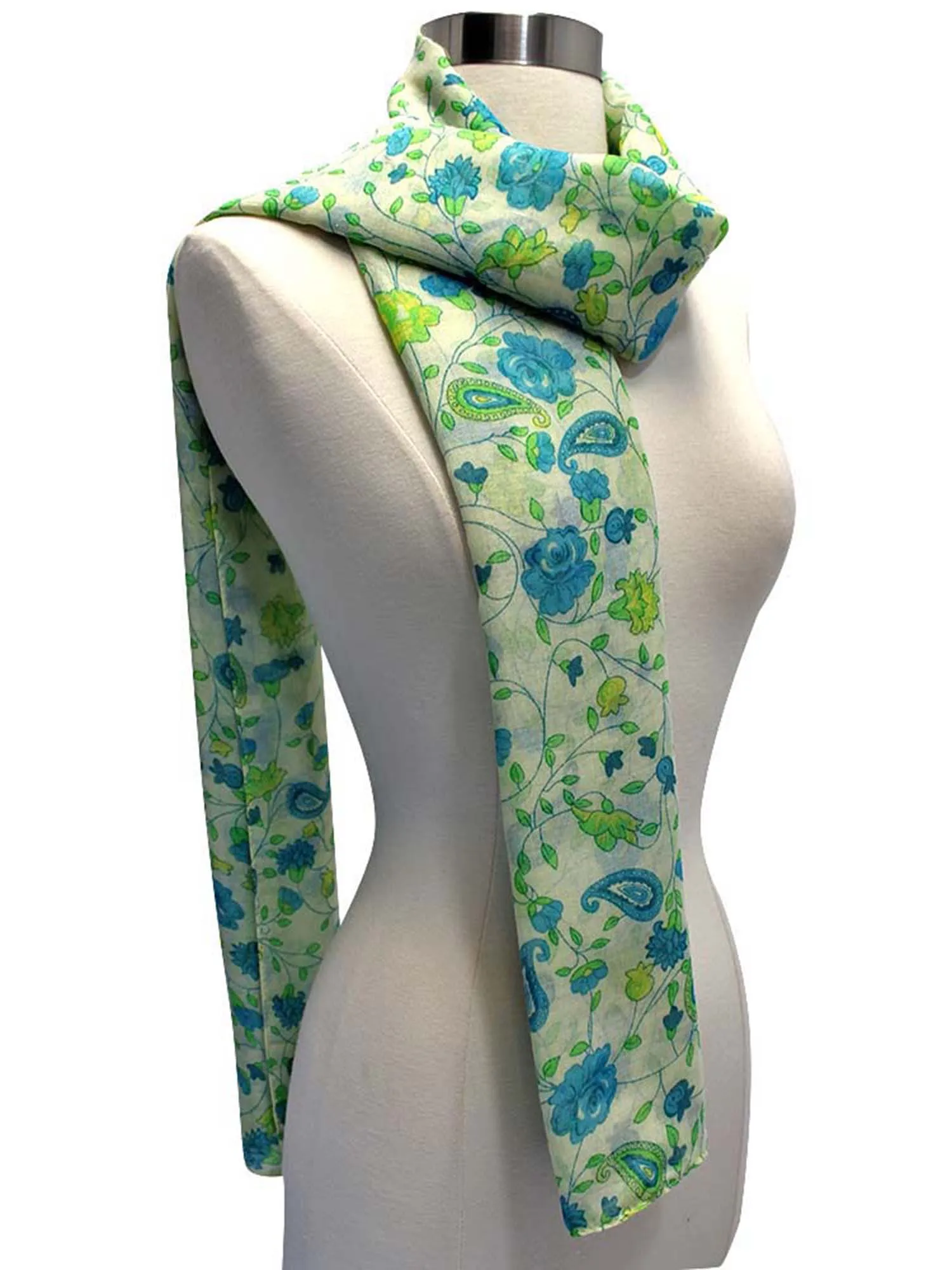 Floral Print Summer Scarf