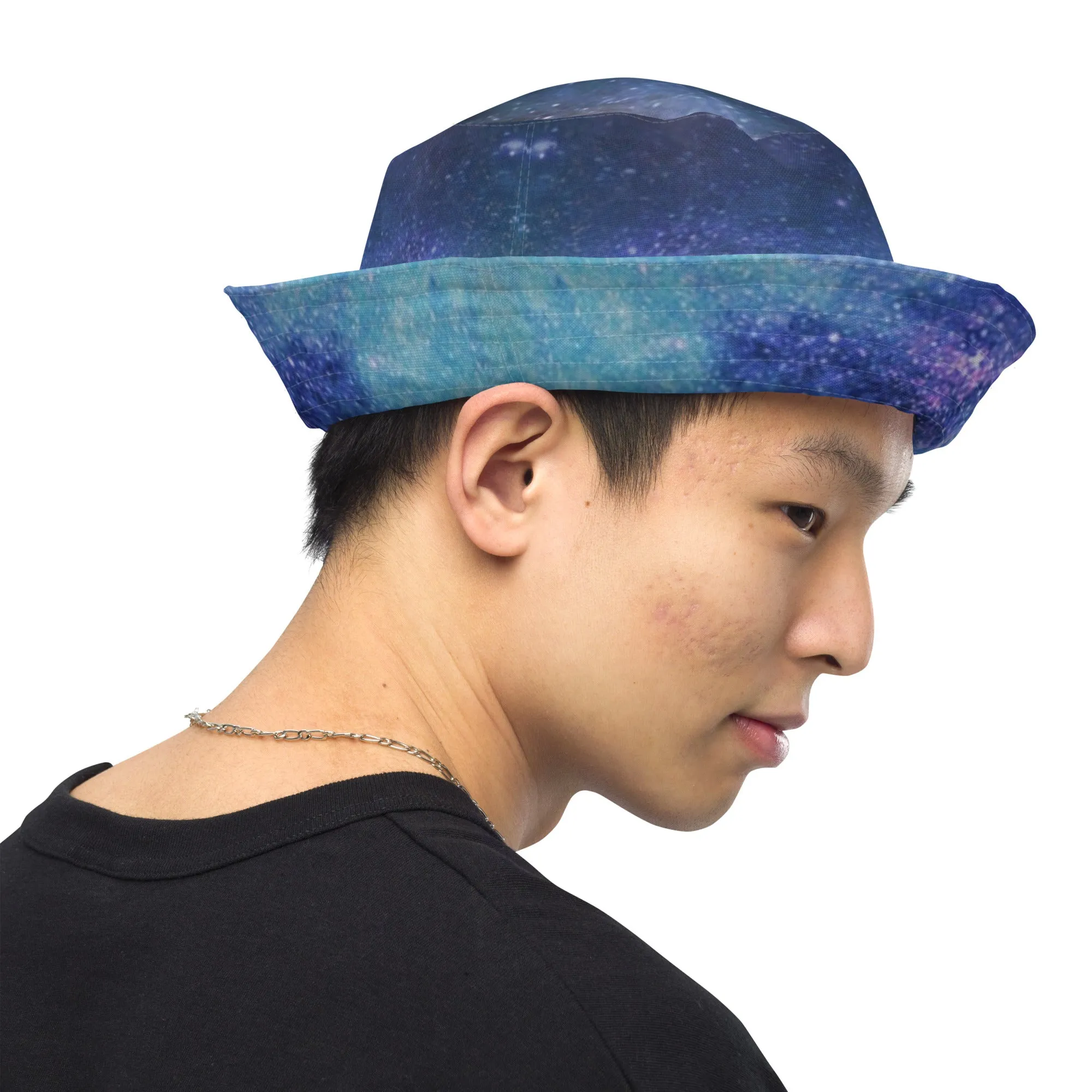 Galactic Glamour Space Lovers Bucket Hat, lioness-love