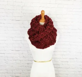 Infinity Scarf Knitted Cowl Wrap Warmer Loop Snood