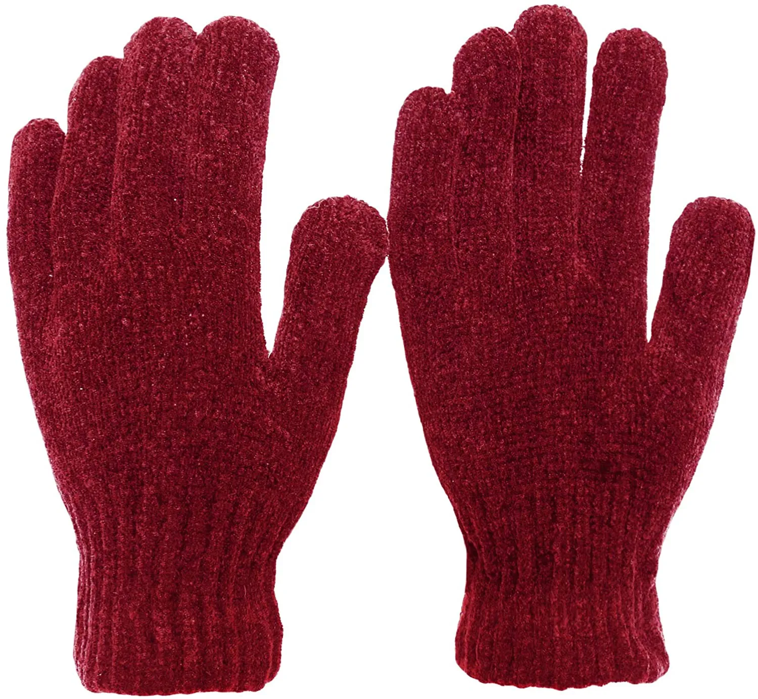 KMystic Basic Womens Chenille Winter Magic Gloves