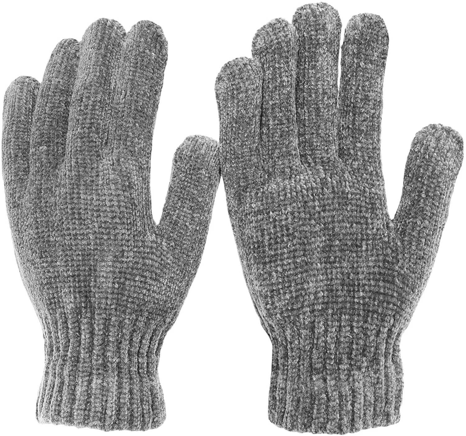 KMystic Basic Womens Chenille Winter Magic Gloves