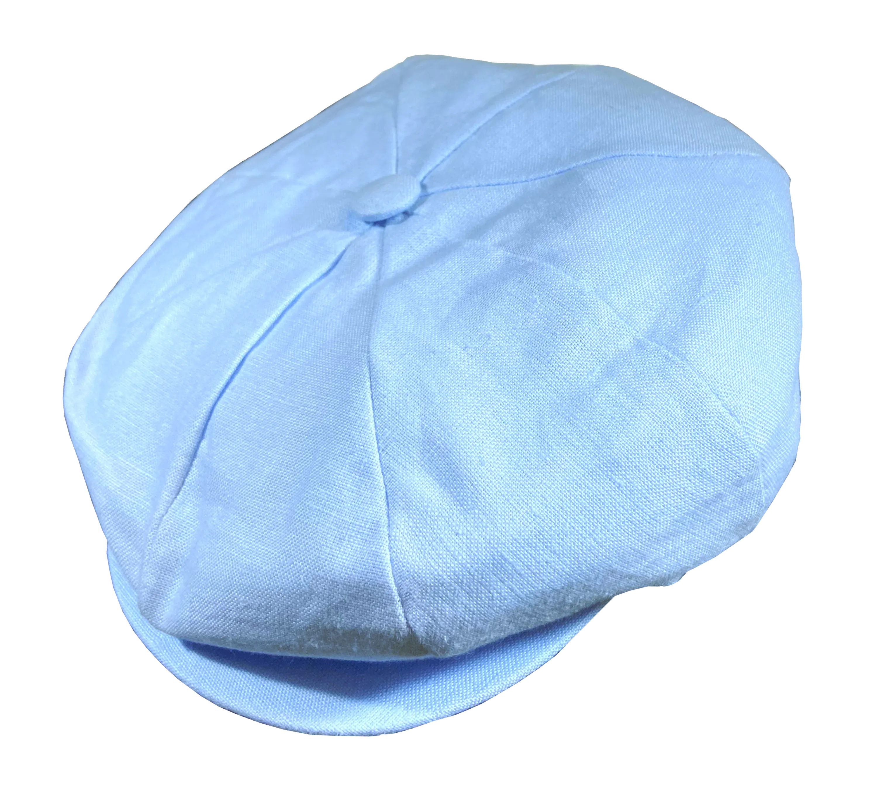 Linen Big Apple Newsboy Cap by Capas