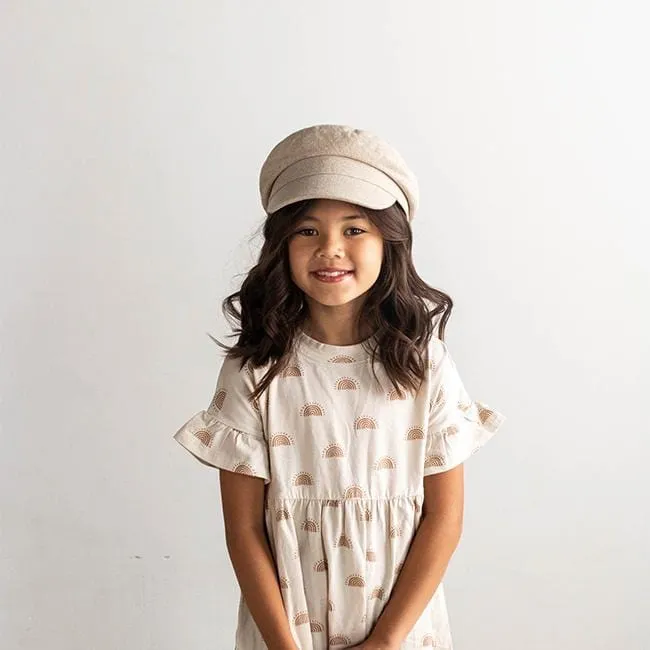 Linen Newsboy Cap Kids