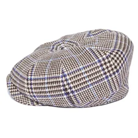 Newsboy Cap in Brown Plaid