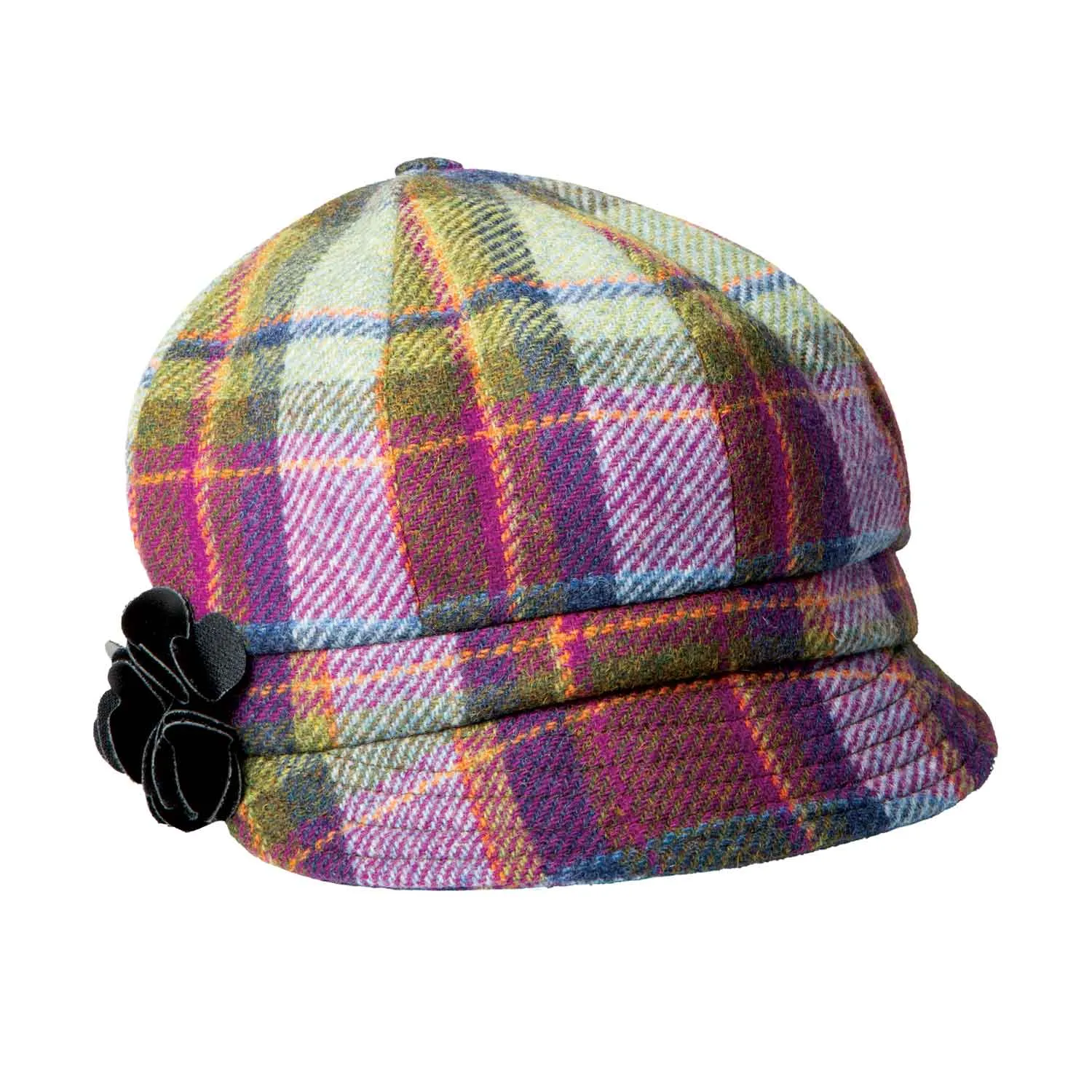 Newsboy Cap, Purple Plaid