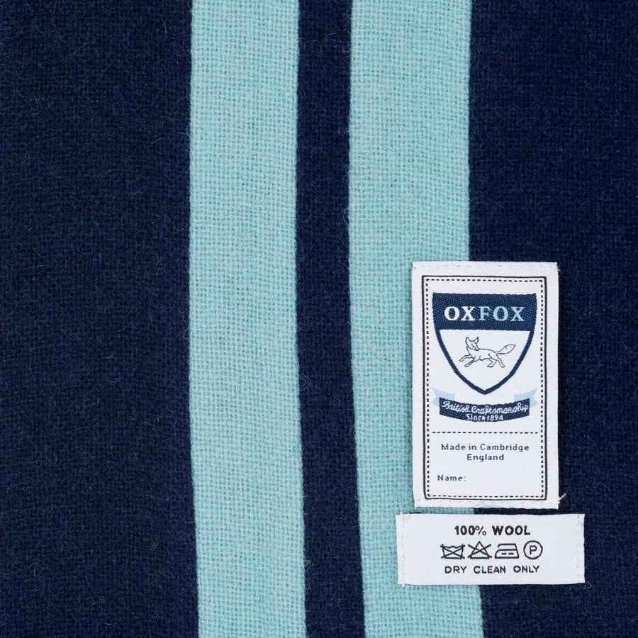 OXFOX Scarves Varsity - University College - Navy Blue Nordic Blue