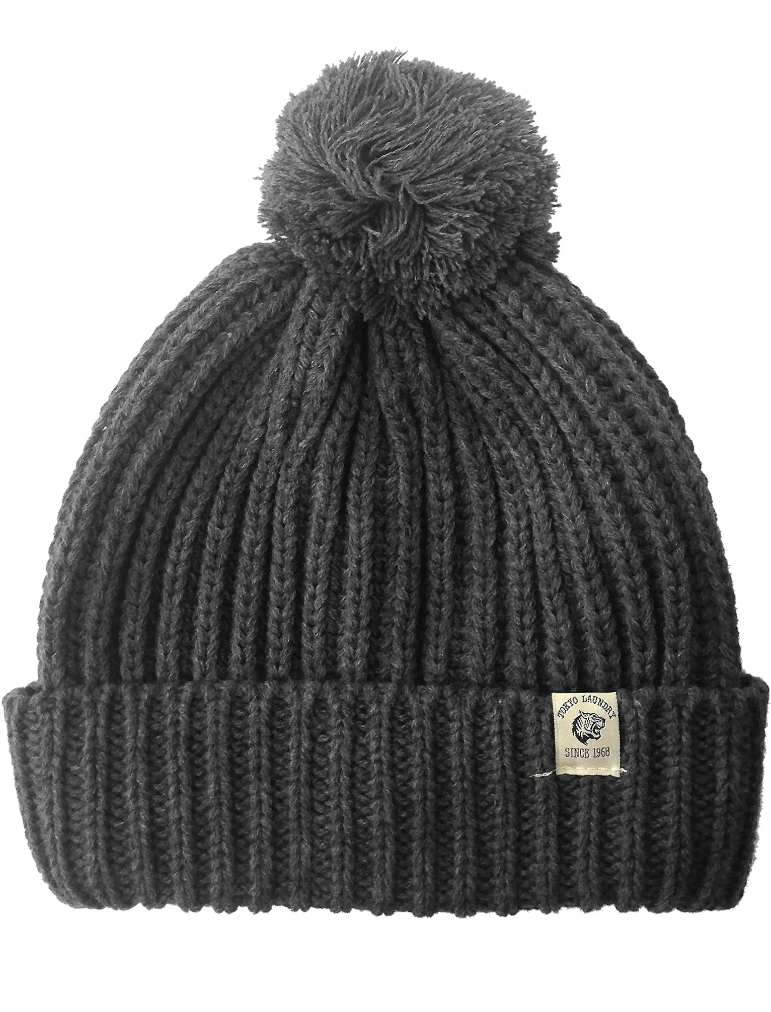 Padres Bobble Hat And Scarf 2pc Set in Charcoal Marl - Tokyo Laundry