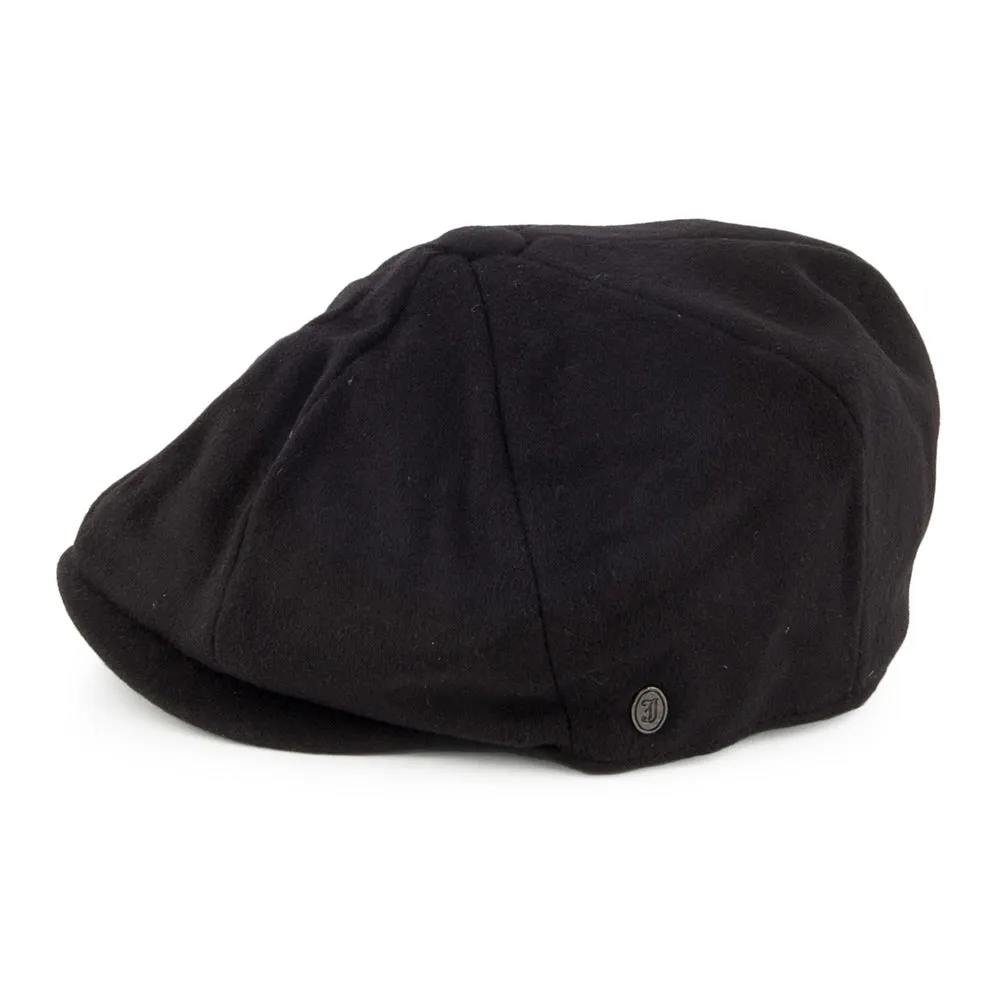 Pure Wool Harlem Newsboy Cap Black Wholesale Pack