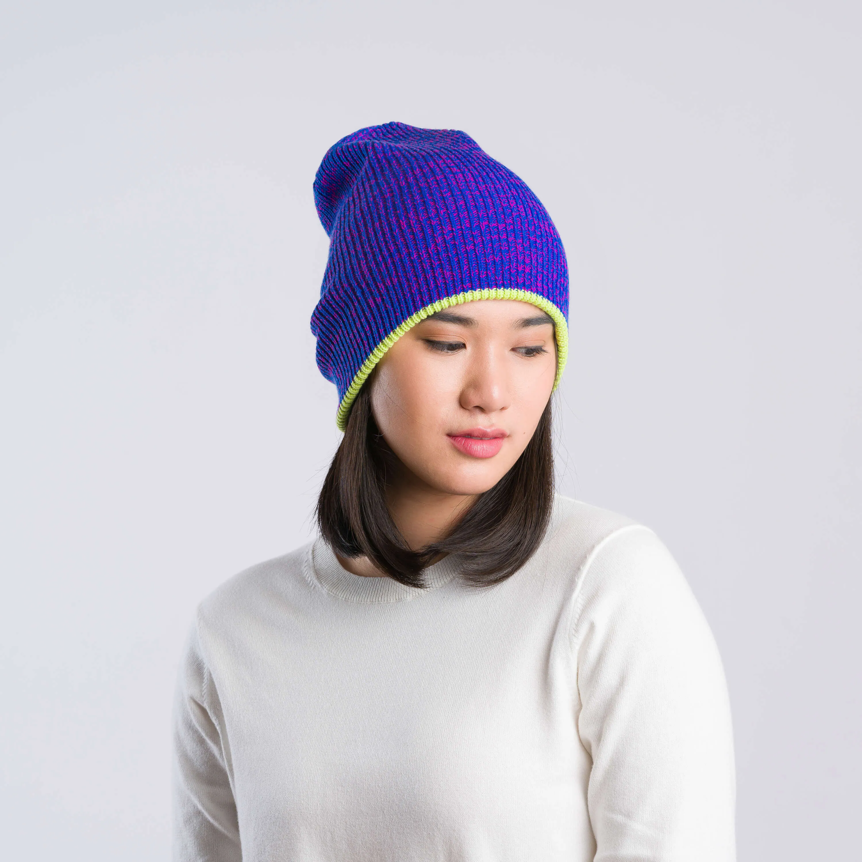 Ribbed Reversible Knit Hat