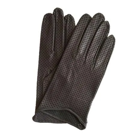 Sasha - Women's Unlined Perforated Leather Gloves