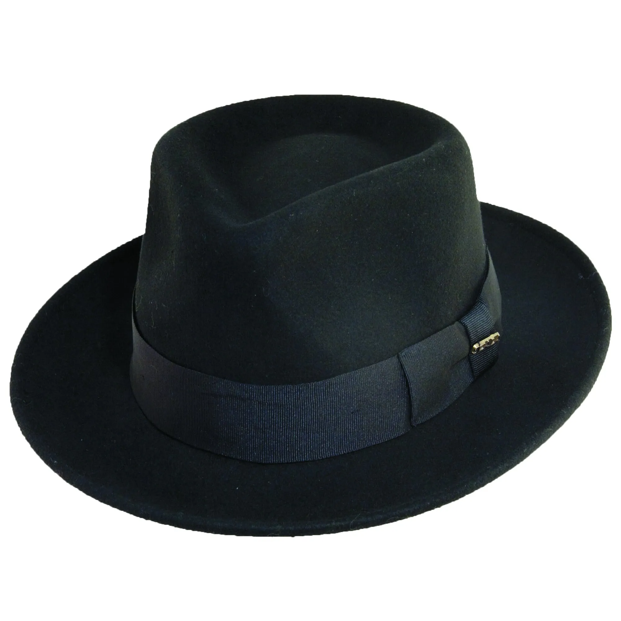 Scala Bristol Crushable Wool Felt Fedora Hat