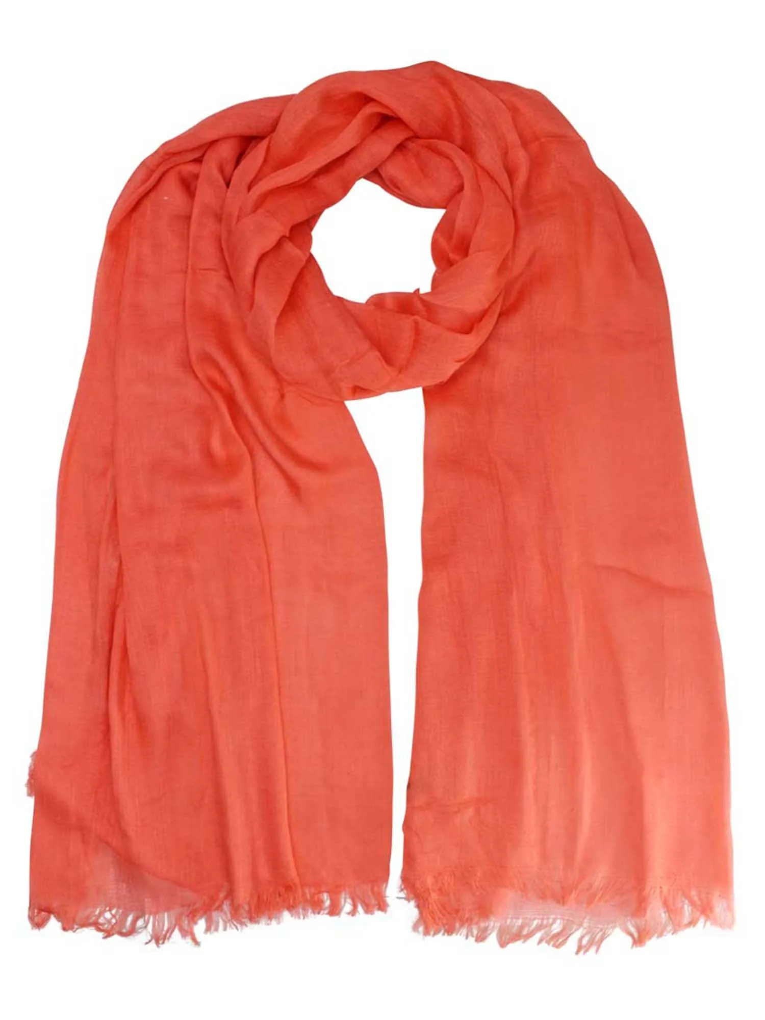 Semi Sheer Viscose Extra Long Scarf Shawl