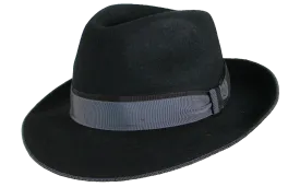 Sempre Wool Felt Snap Brim Fedora by Stefeno Hats