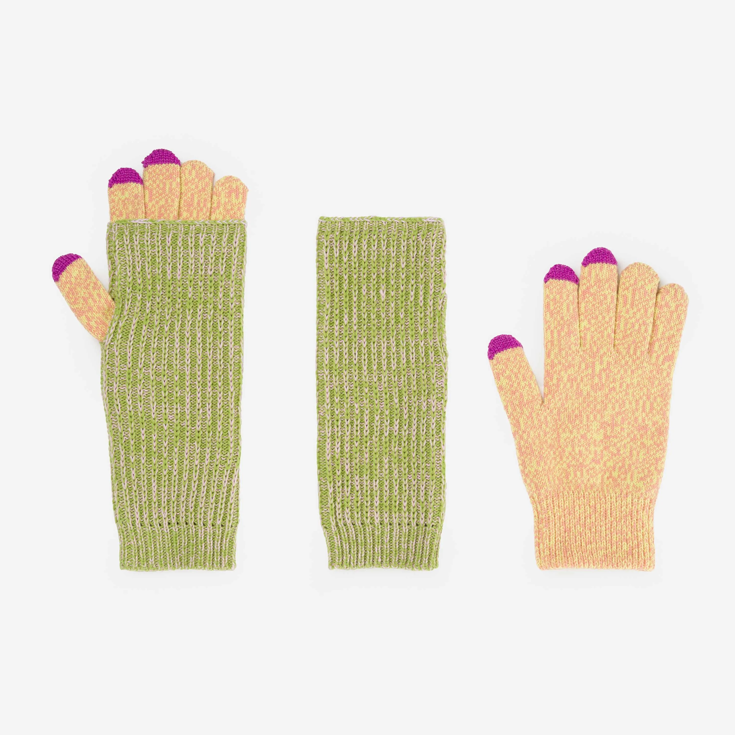 Static Swatch 2-in-1 Armwarmer Gloves