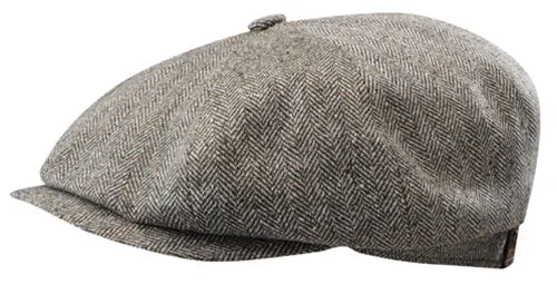 Stetson Hatteras Silk Newsboy Cap